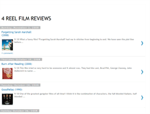 Tablet Screenshot of 4reel-reviews.blogspot.com