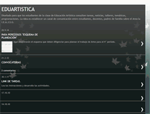 Tablet Screenshot of estudiartistica.blogspot.com