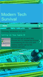 Mobile Screenshot of moderntechsurvival.blogspot.com