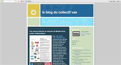 Desktop Screenshot of collectifvan.blogspot.com