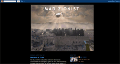 Desktop Screenshot of madzionist.blogspot.com