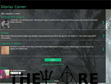 Tablet Screenshot of gloriascorner.blogspot.com