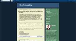 Desktop Screenshot of chrisprinceblog.blogspot.com