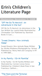 Mobile Screenshot of erinschildrensliteraturepage.blogspot.com