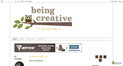 Desktop Screenshot of beingcreativetokeepmysanity.blogspot.com