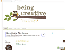 Tablet Screenshot of beingcreativetokeepmysanity.blogspot.com