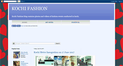 Desktop Screenshot of kochi-fashion.blogspot.com