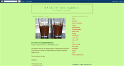 Desktop Screenshot of bcktothegarden.blogspot.com