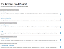 Tablet Screenshot of emmausroadrevelation.blogspot.com