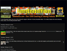 Tablet Screenshot of funnybaseballvideos.blogspot.com