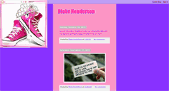 Desktop Screenshot of blakehenderson.blogspot.com