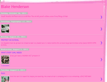 Tablet Screenshot of blakehenderson.blogspot.com