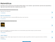Tablet Screenshot of matematicas-zapata-mat.blogspot.com