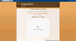 Desktop Screenshot of cirugiabariatrica2.blogspot.com