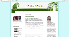 Desktop Screenshot of binnenzinnig.blogspot.com