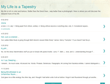 Tablet Screenshot of mylifeisatapestry.blogspot.com