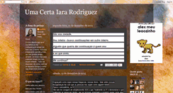 Desktop Screenshot of iararodriguez.blogspot.com