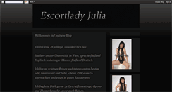 Desktop Screenshot of escortladyjulia.blogspot.com