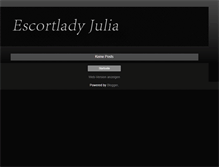 Tablet Screenshot of escortladyjulia.blogspot.com