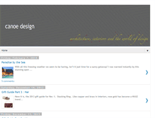 Tablet Screenshot of canoedesign.blogspot.com