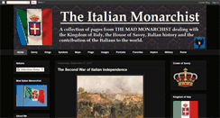 Desktop Screenshot of italianmonarchist.blogspot.com