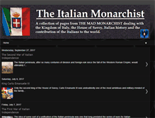 Tablet Screenshot of italianmonarchist.blogspot.com