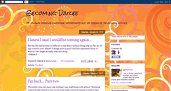 Desktop Screenshot of becomingdaizee.blogspot.com