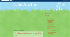 Desktop Screenshot of globeljobstips.blogspot.com