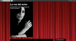 Desktop Screenshot of lavozdelactor.blogspot.com