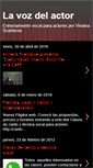 Mobile Screenshot of lavozdelactor.blogspot.com