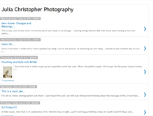 Tablet Screenshot of juliachristopherphotograpy.blogspot.com