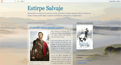 Desktop Screenshot of estirpesalvaje.blogspot.com