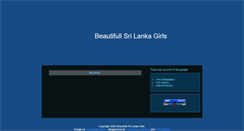 Desktop Screenshot of beautysrigirls.blogspot.com