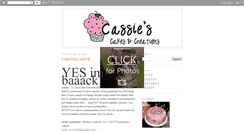 Desktop Screenshot of cassiescakesandcreations.blogspot.com