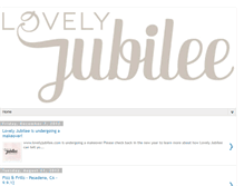 Tablet Screenshot of lovelyjubilee.blogspot.com