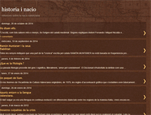 Tablet Screenshot of historiainacio.blogspot.com