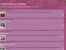 Tablet Screenshot of chinchillasanabel.blogspot.com