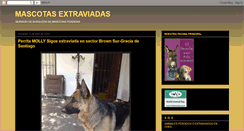 Desktop Screenshot of mascotasextraviadas.blogspot.com