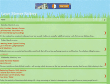 Tablet Screenshot of lawnmowerbattery.blogspot.com
