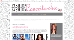 Desktop Screenshot of conceitochic.blogspot.com