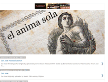 Tablet Screenshot of el-anima-sola.blogspot.com