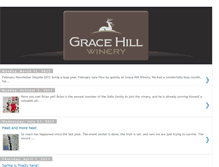 Tablet Screenshot of gracehillwinery.blogspot.com