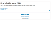Tablet Screenshot of festivaldellesagre2009.blogspot.com
