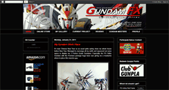 Desktop Screenshot of gundamfx.blogspot.com