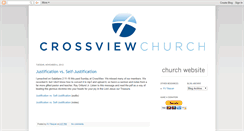 Desktop Screenshot of crossviewchurchla.blogspot.com