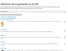 Tablet Screenshot of influenciadegestacionenles.blogspot.com