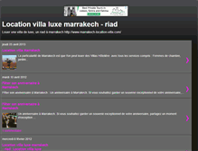 Tablet Screenshot of maisonmarrakechlocation.blogspot.com