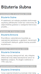 Mobile Screenshot of bizuteria-slubna-a5r.blogspot.com