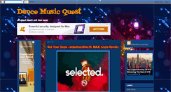 Desktop Screenshot of dancemusicquest.blogspot.com