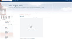Desktop Screenshot of bestmagic.blogspot.com